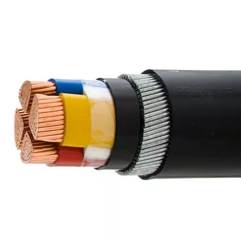 SFWA कवच के साथ N2XSEFGbY-3 कोर CU XLPE PVC
